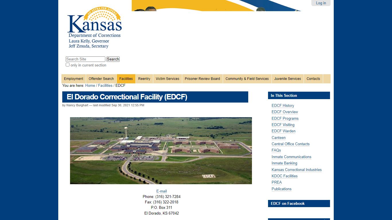 El Dorado Correctional Facility (EDCF)